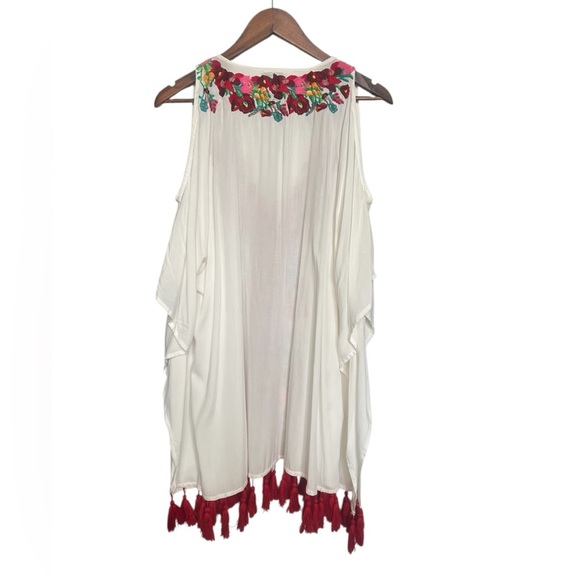 Show Me Your Mumu Jaden Tunic Embroidery Open Shoulder  dress - Picture 10 of 13